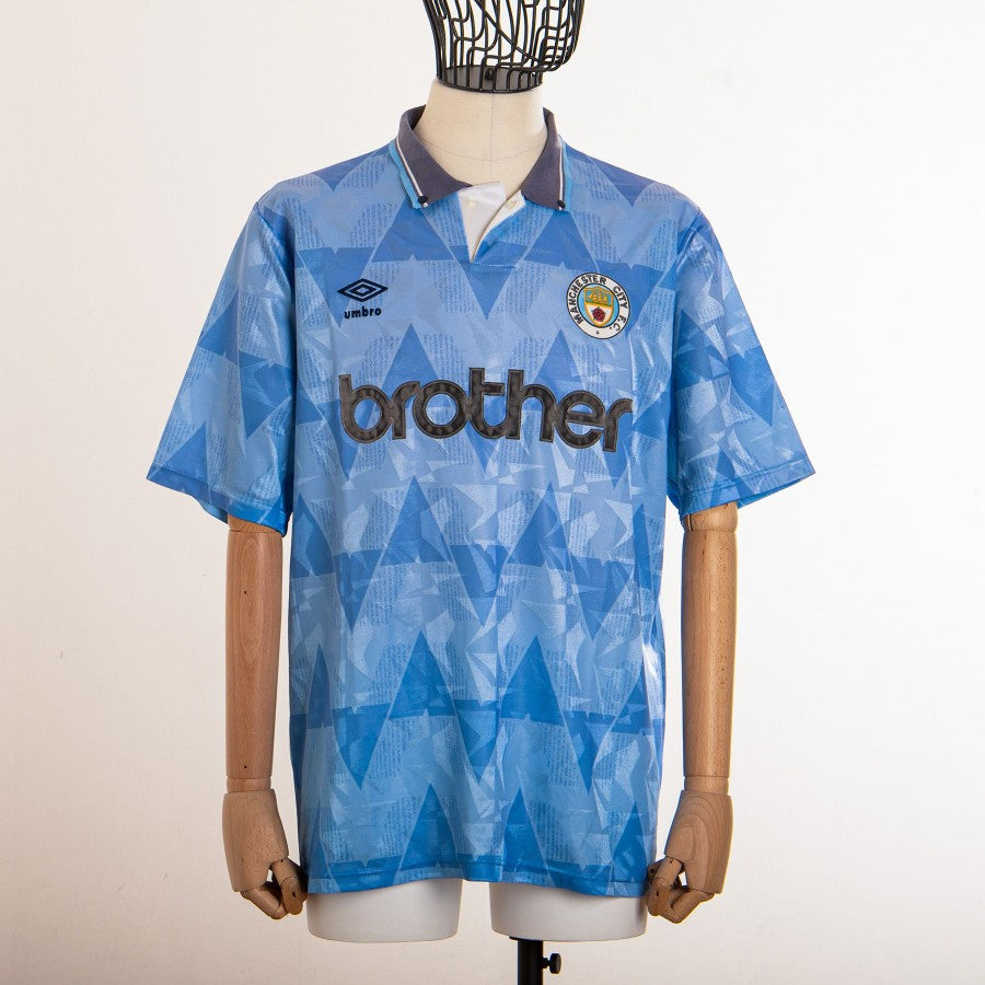 manchester city home jersey 1989/1990