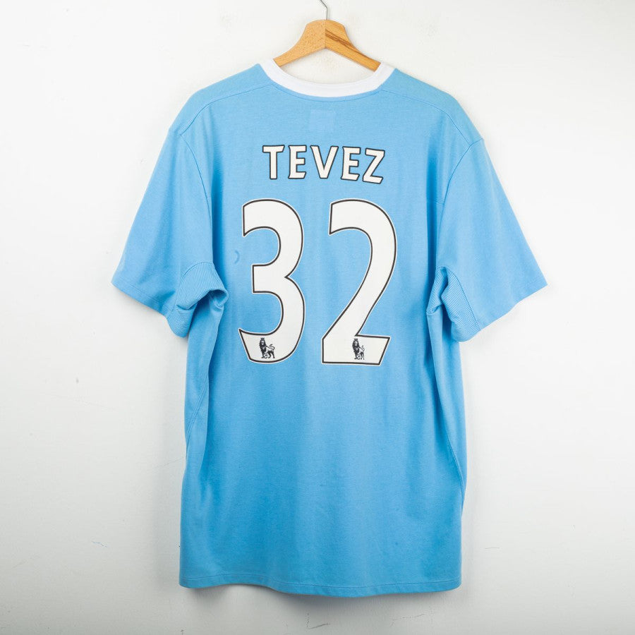 Manchester City Umbro Tevez 32 Home Shirt 2009/2010
