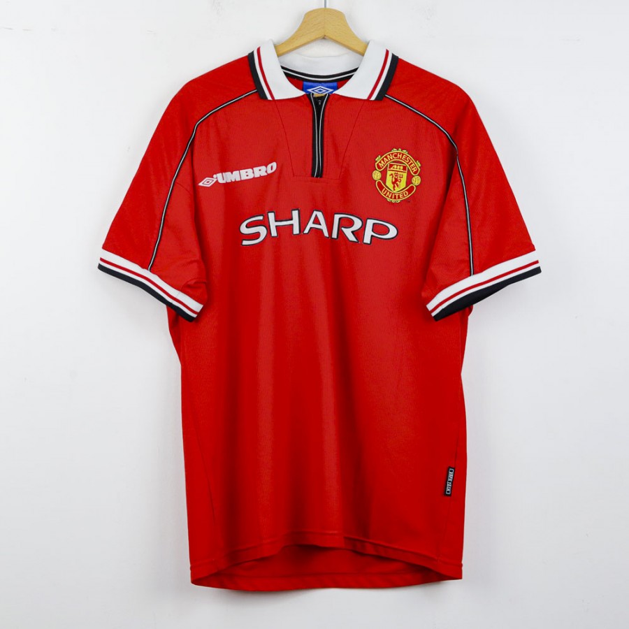 MANCHESTER UNITED HOME 98/99 EPL BECKHAM 7# | Home shirt as MANCHESTER UNITED HOME 98/99 EPL BECKHAM 7# | Home shirt as