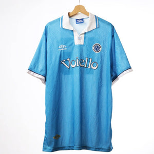 maglia home napoli voiello umbro 1993/1994 n16  by UMBRO - Home (2)