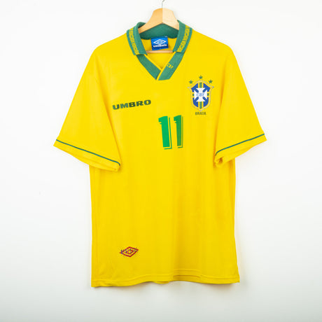 Maglia Home Umbro Brasile Romario 11 1994 by UMBRO - Home (2)