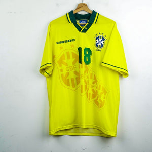 Maglia Home Umbro Brasile Ronaldinho 18 1996 by UMBRO - Home (2)