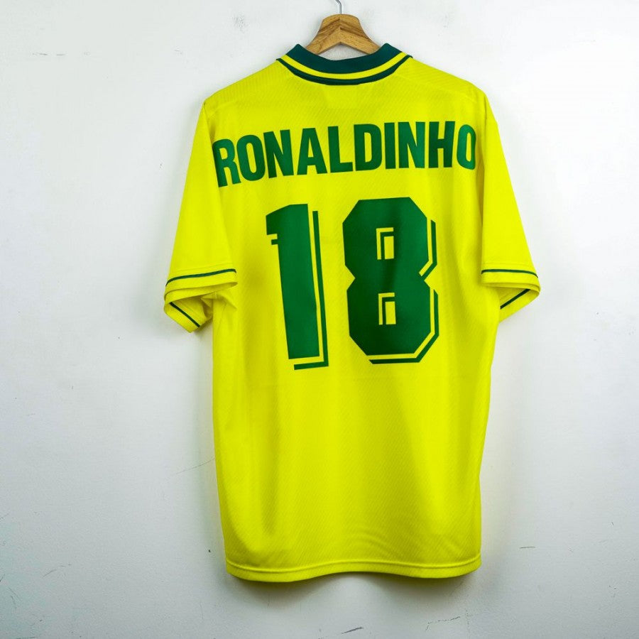 Maglia Home Umbro Brasile Ronaldinho 18 1996 by UMBRO - Home