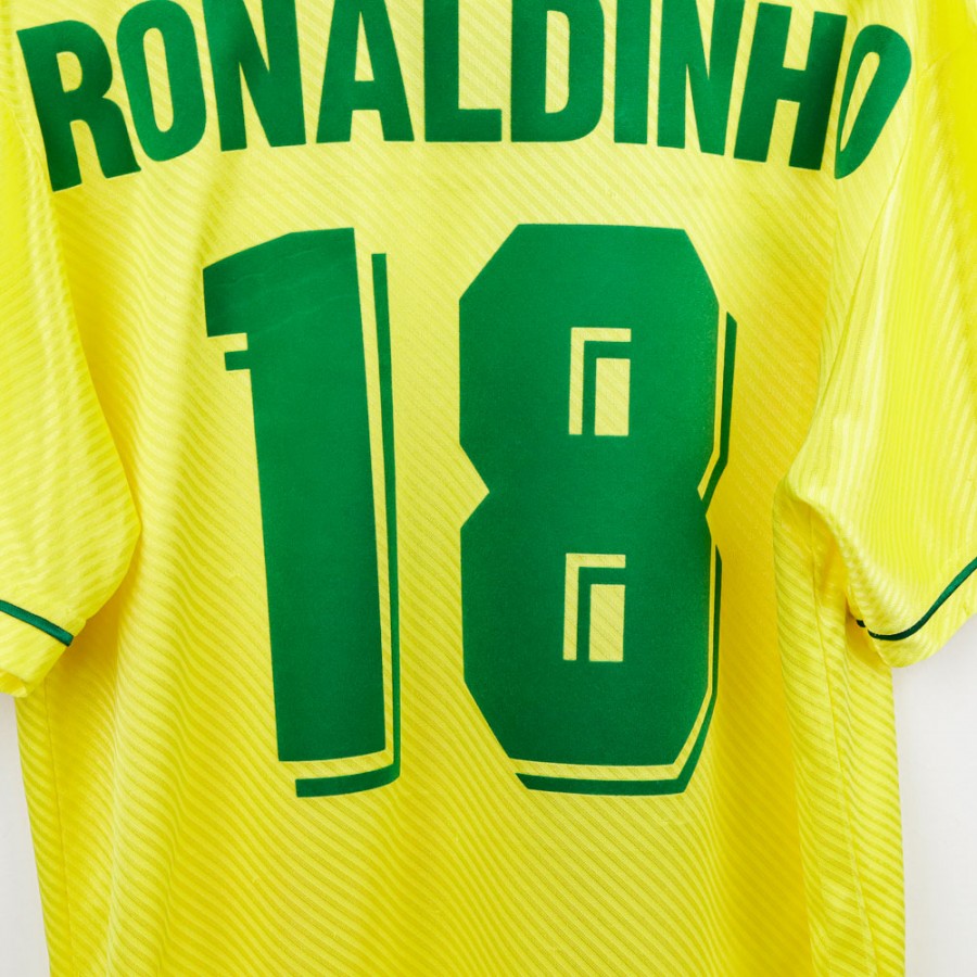 Maglia Home Umbro Brasile Ronaldinho 18 1996 by UMBRO - Home (7)