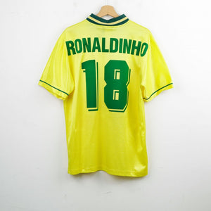 Maglia Home Umbro Brasile Ronaldinho 18 1996 by UMBRO - Home