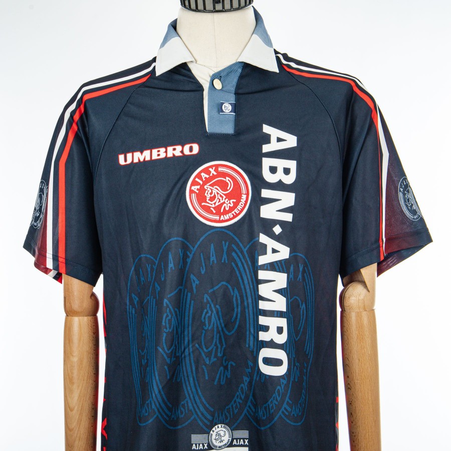 Ajax ユニフォームUmbro Ajax Amsterdam Home football shirt 1999 Soccer Umbro Jersey Mens
