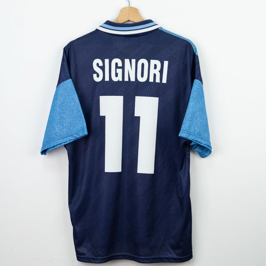 1994/1995 lazio umbro signori 11 third jersey