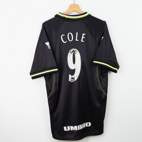 maglia third manchester united cole 9 autografata 1998/1999 by UMBRO - Home