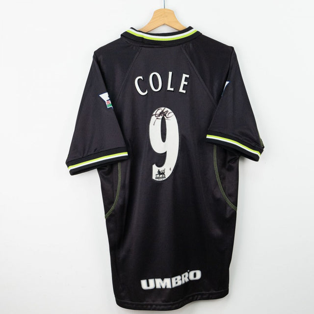 maglia third manchester united cole 9 autografata 1998/1999 by UMBRO - Home