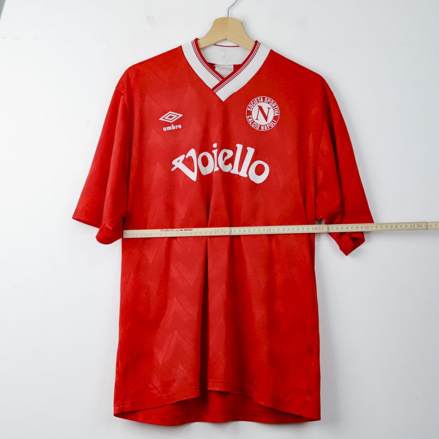 ウェア SSC Napor/ 1991-93 UMBRO Soccer Shirts Napoli Umbro Red Training Shirt 1991/1992