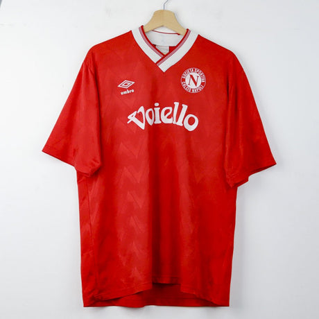 Maglia training napoli umbro rossa 1991/1992 by UMBRO - Home
