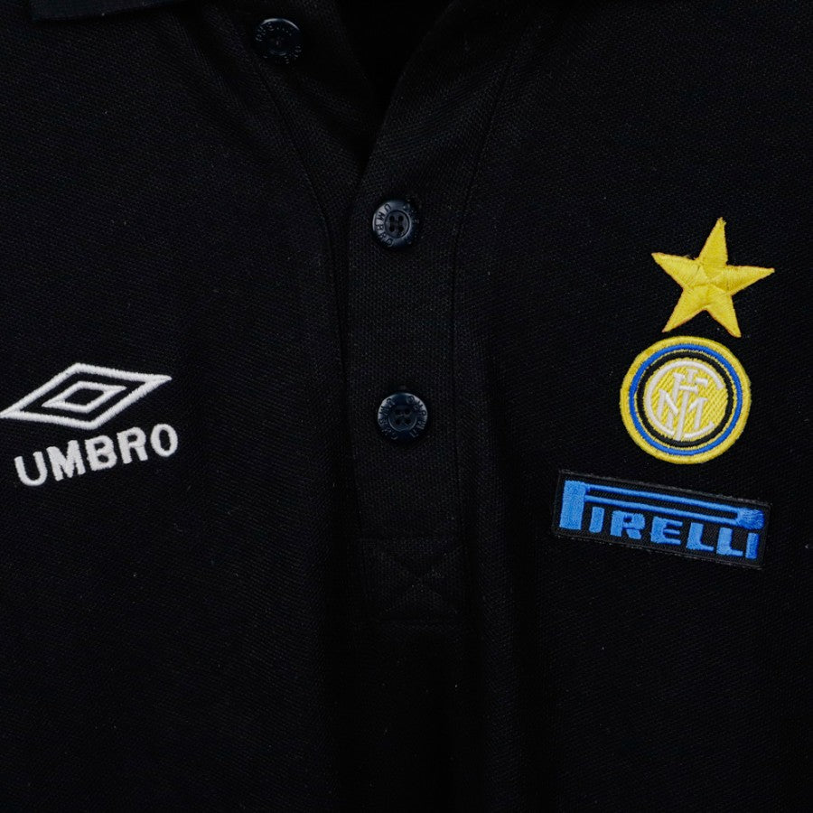 1995/1996 Inter Black Polo Umbro