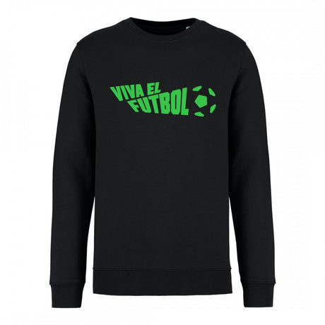 felpa girocollo nera Viva El Futbol by VIVA EL FUTBOL - Home