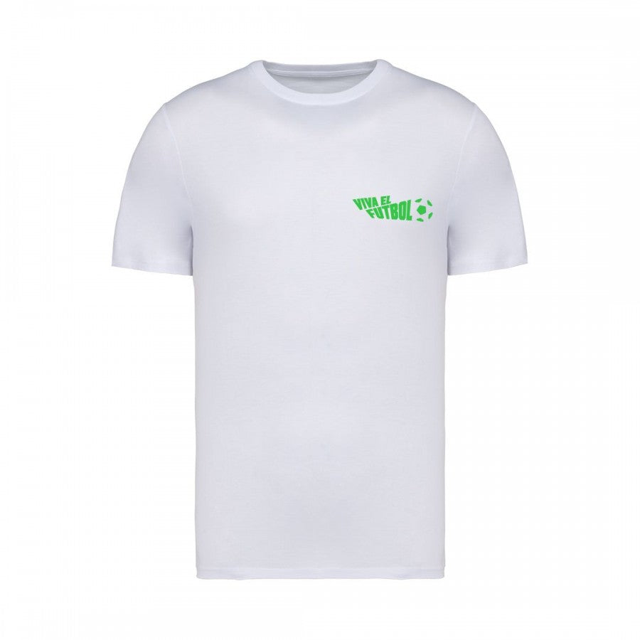 T-shirt bianca Viva El Futbol by VIVA EL FUTBOL - Home